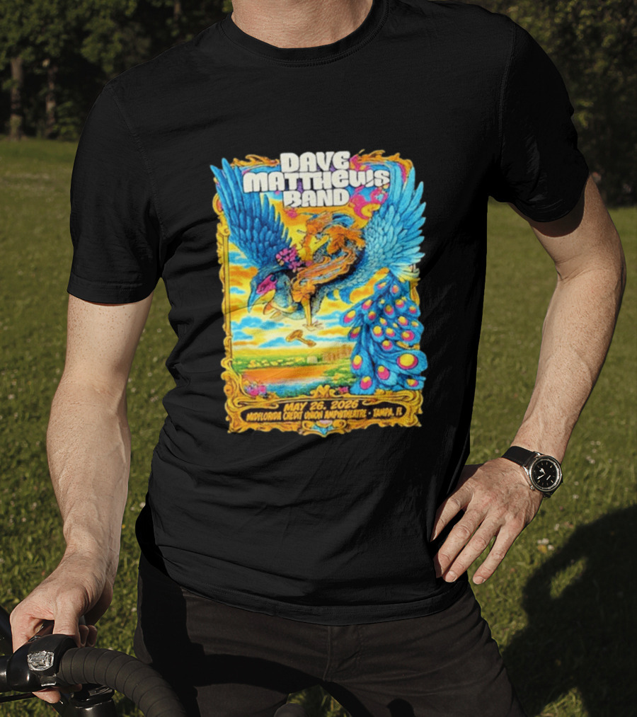 Dave Matthews Band May 26 2026 MidFlorida Credit Union Amphitheatre Tampa FL T-Shirt