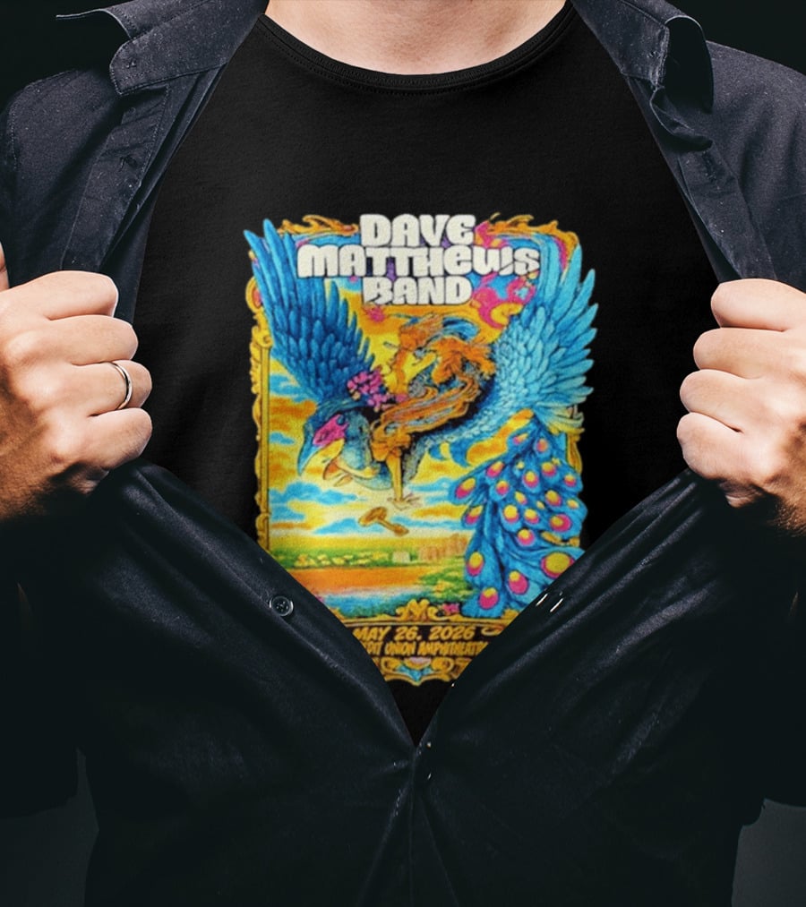 Dave Matthews Band May 26 2026 MidFlorida Credit Union Amphitheatre Tampa FL T-Shirt