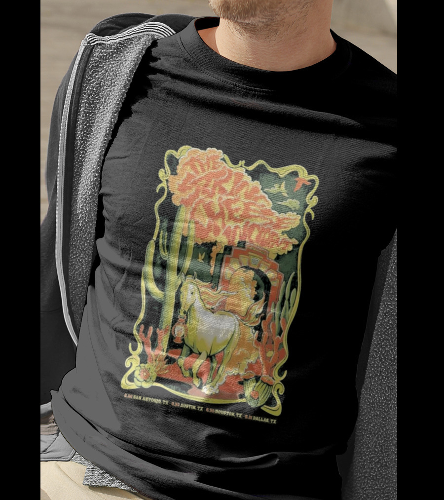 The String Cheese Incident Horse Cacti May 30 2026 Houston TX T-Shirt