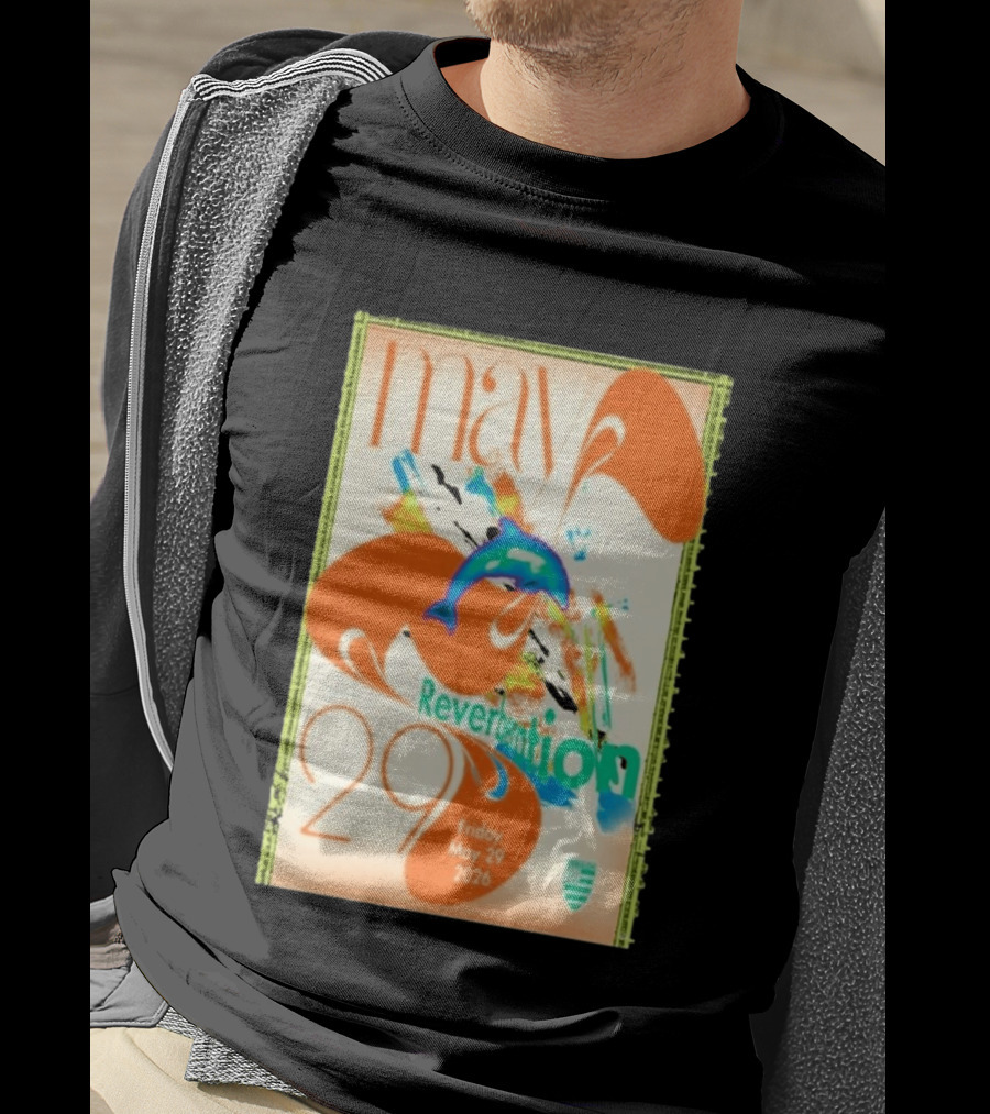 Reverberation Dolphin Event May 29 2026 Zebulon Los Angeles CA T-Shirt