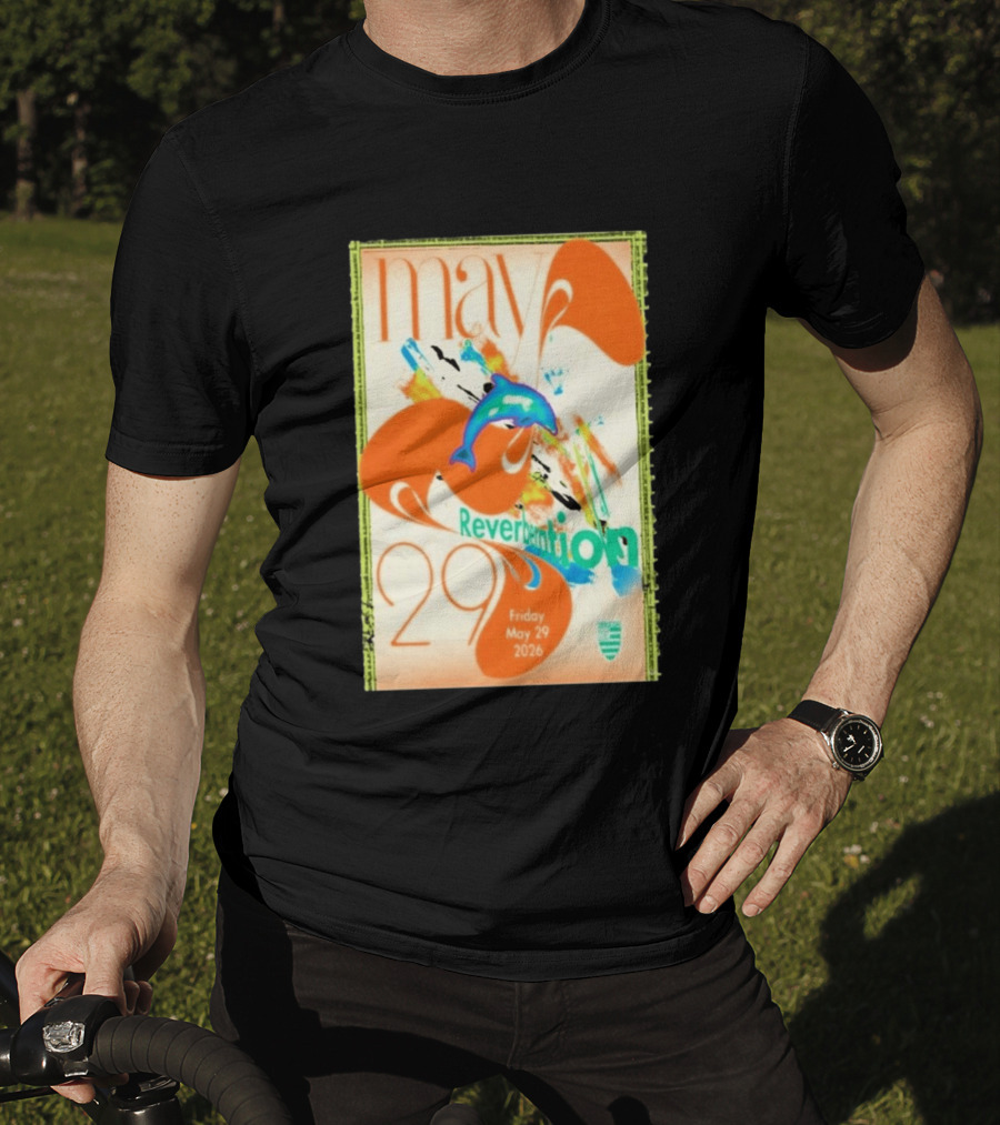 Reverberation Dolphin Event May 29 2026 Zebulon Los Angeles CA T-Shirt