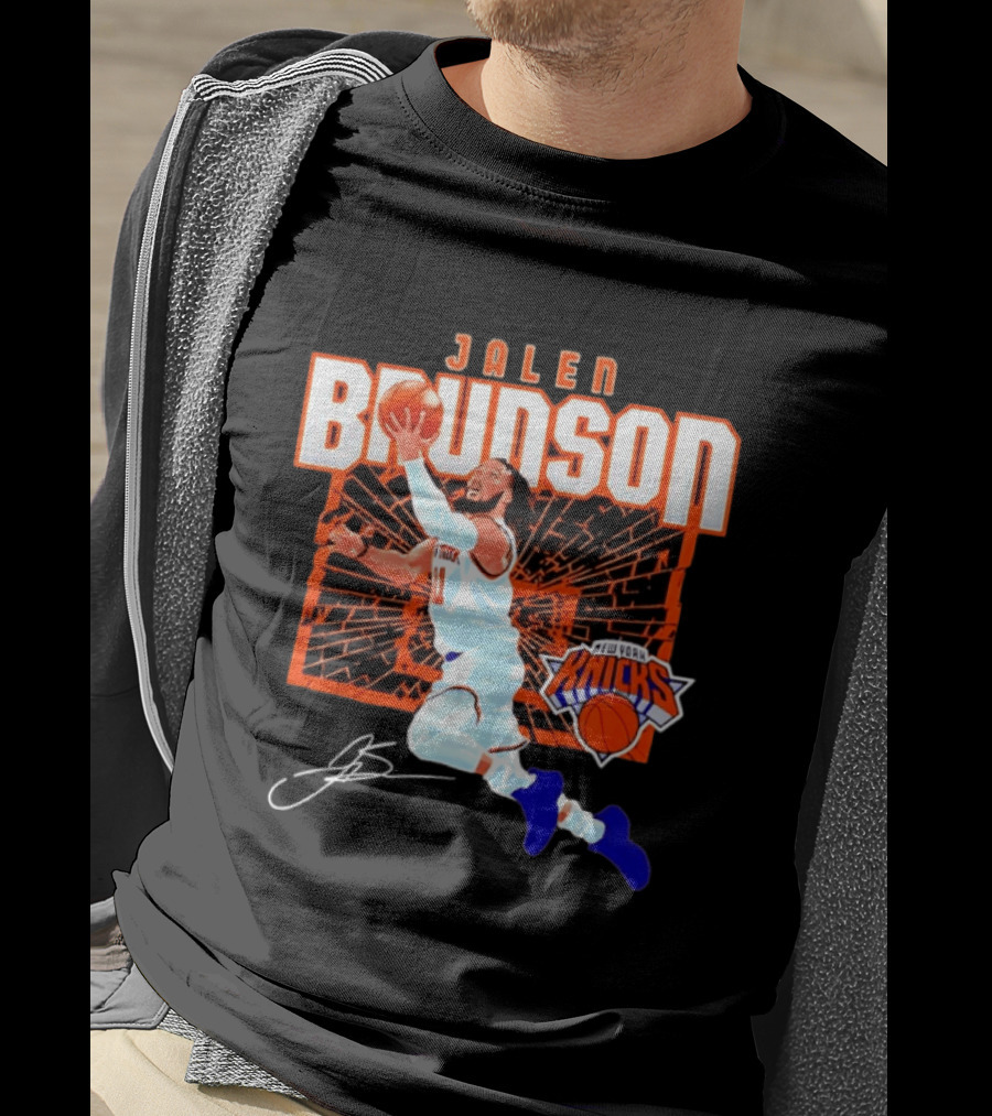 Jalen Brunson New York Knicks Breaking Barriers 2026 Season Explosion T-Shirt