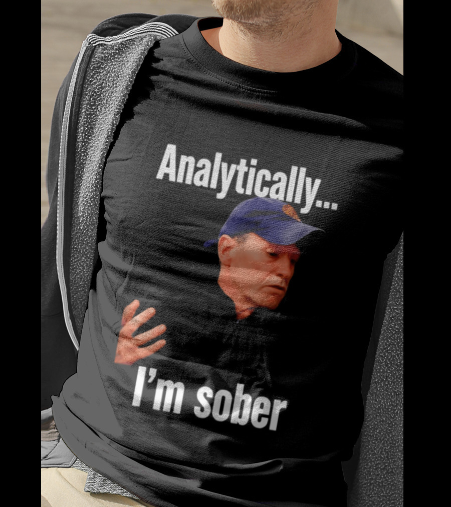 Kenny Atkinson Cleveland Cavaliers Basketball Analytically I'm Sober T-Shirt