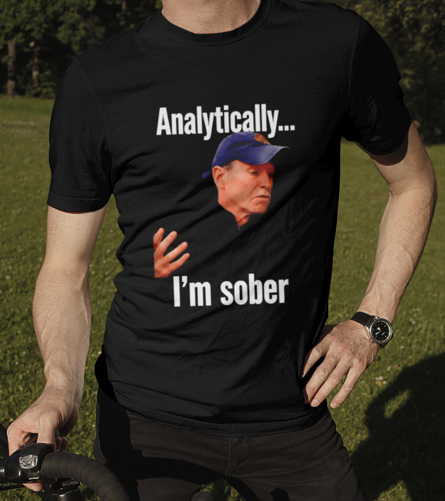 Kenny Atkinson Cleveland Cavaliers Basketball Analytically I'm Sober T-Shirt