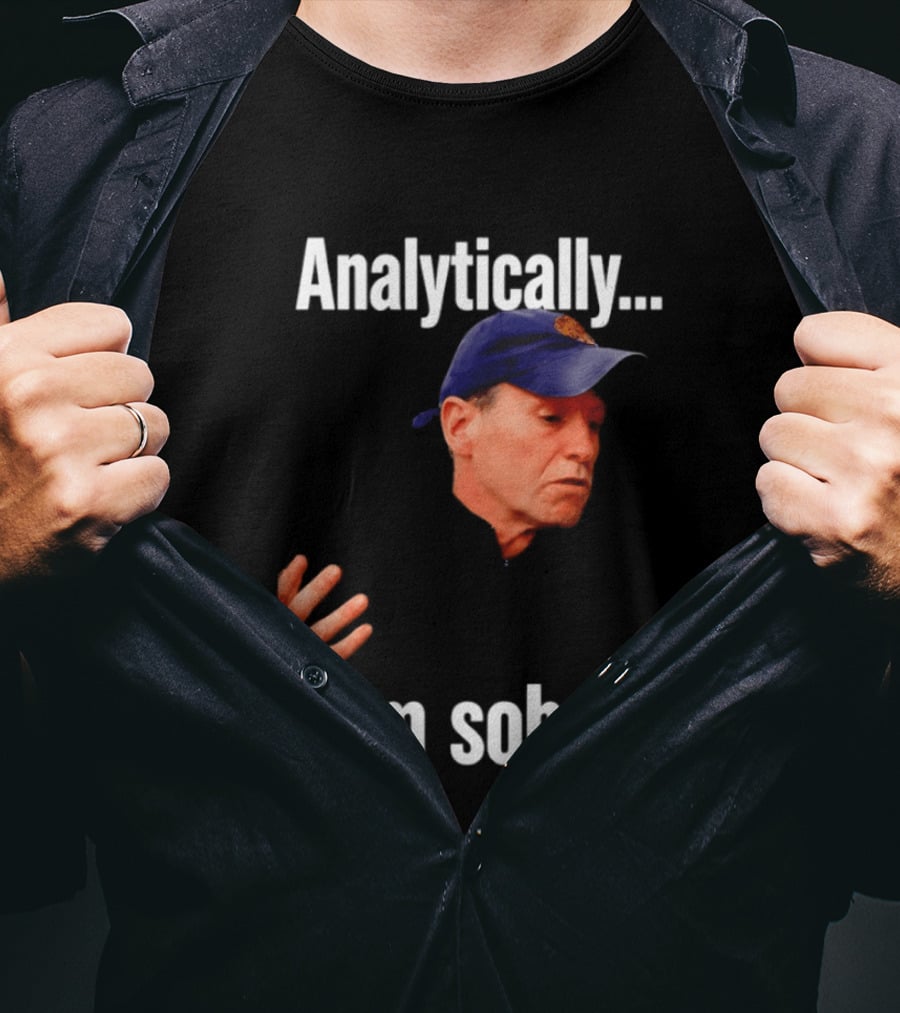 Kenny Atkinson Cleveland Cavaliers Basketball Analytically I'm Sober T-Shirt
