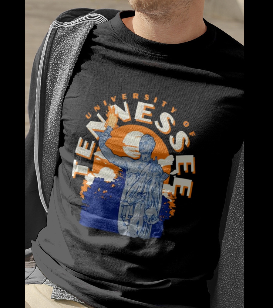 University Of Tennessee Torchbearer Sunset Scene T-Shirt