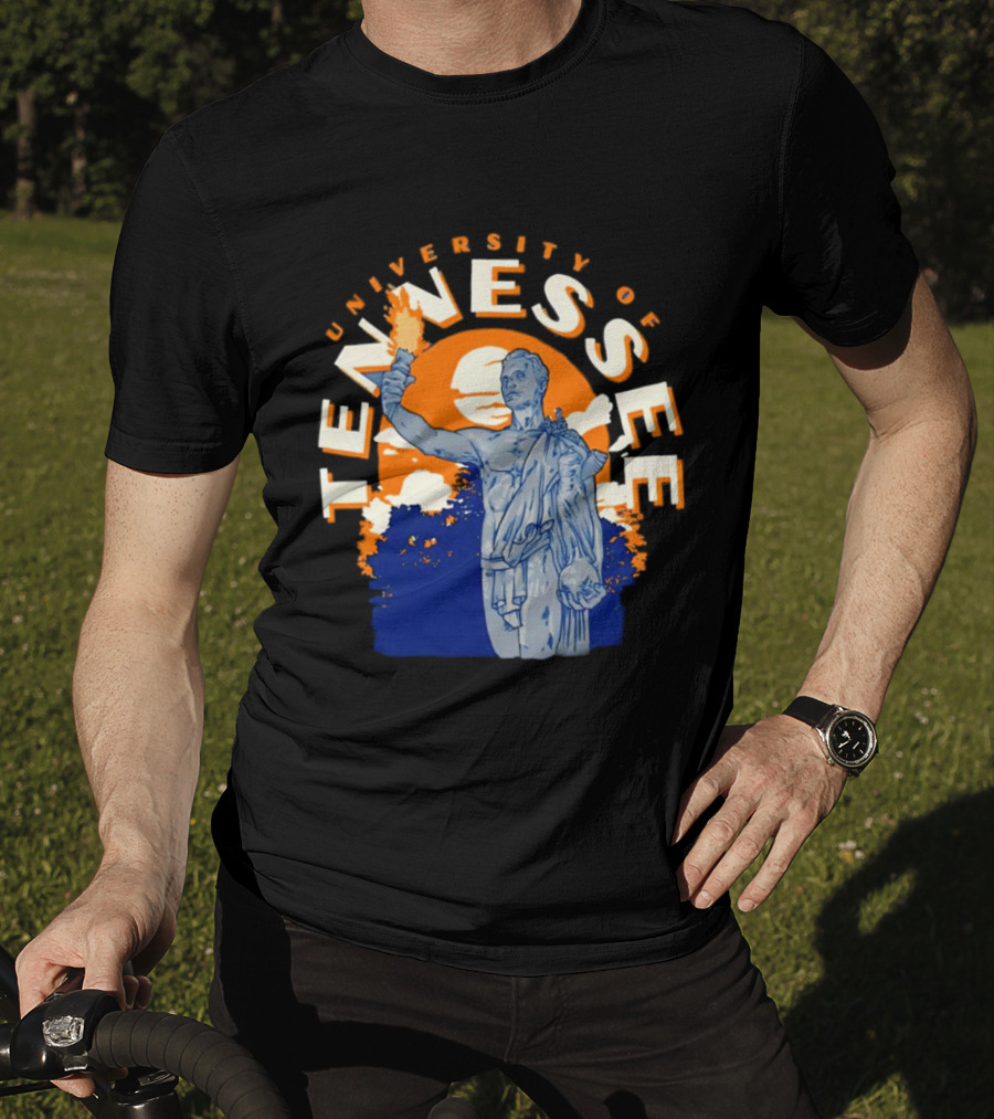 University Of Tennessee Torchbearer Sunset Scene T-Shirt