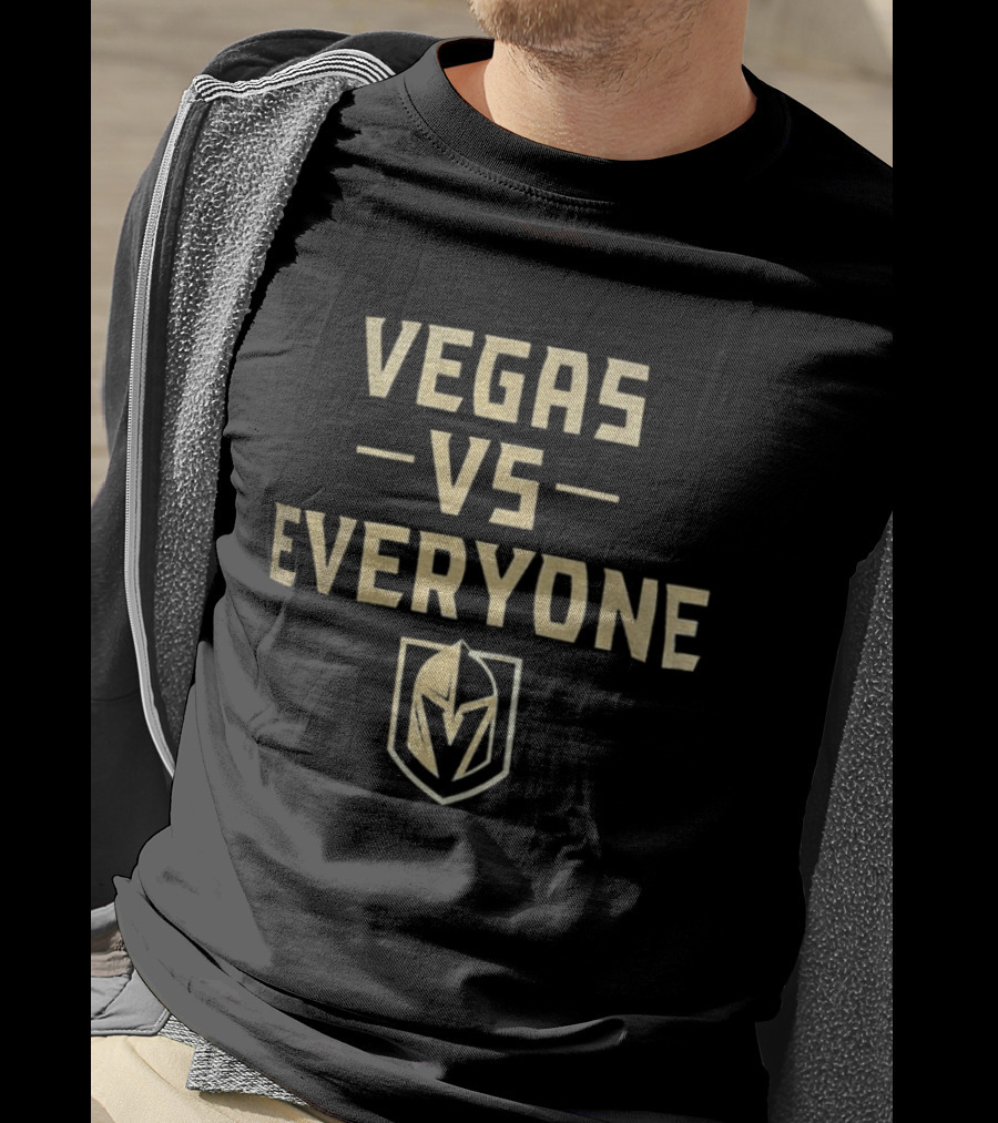 Vegas Golden Knights Vegas Vs Everyone NHL Iconic Team Rivalry T-Shirt