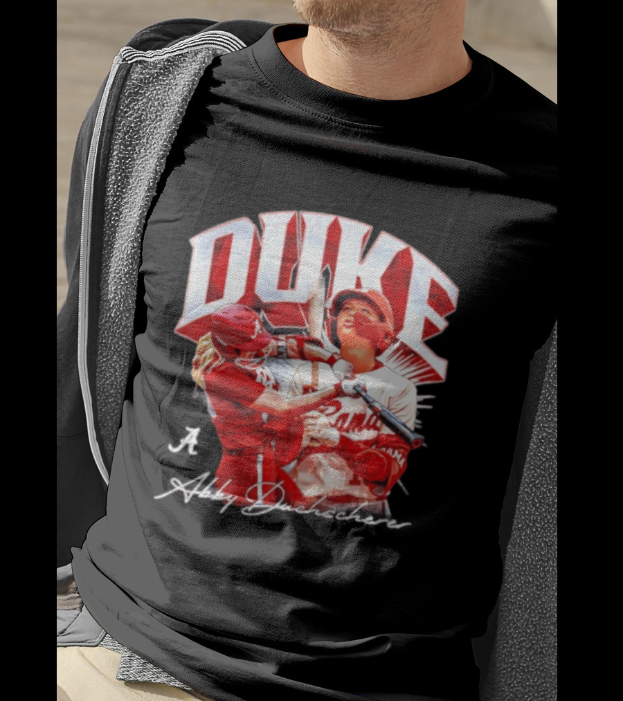 A Abby Duchscherer Alabama Crimson Tide Softball Duke T-Shirt