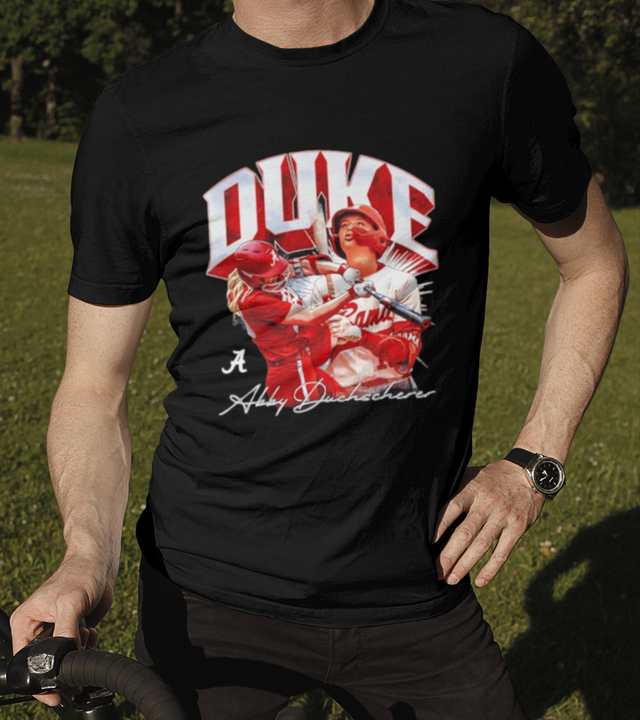 A Abby Duchscherer Alabama Crimson Tide Softball Duke T-Shirt