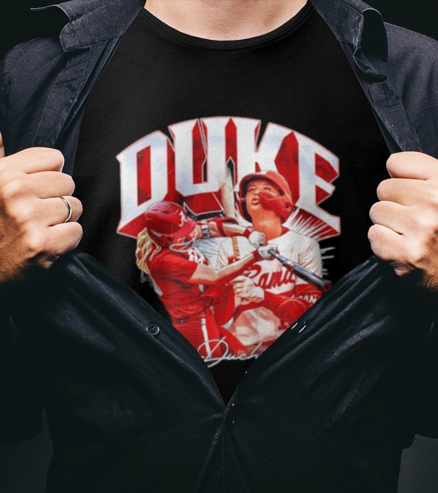 A Abby Duchscherer Alabama Crimson Tide Softball Duke T-Shirt