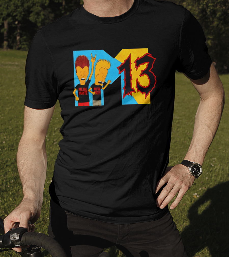 Metal Mayhem Beavis And Butt Head Rock Out 13 T-Shirt