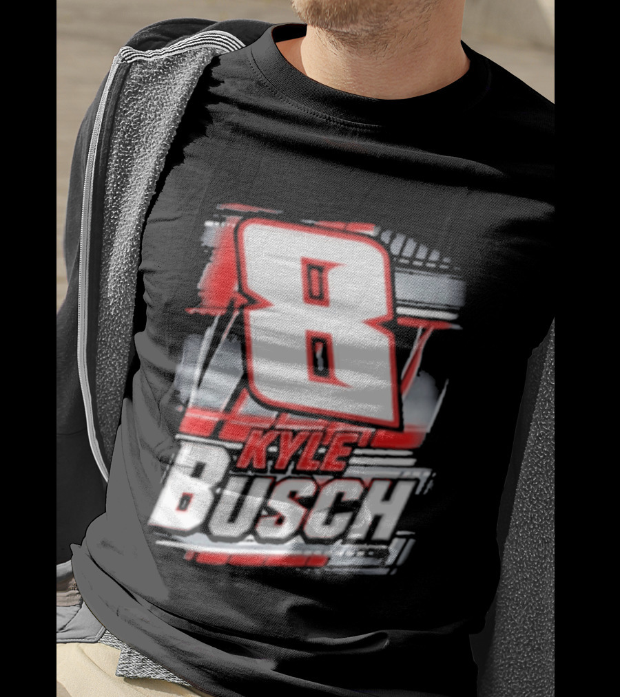 Kyle Busch Number 8 Racing NASCAR Fan T-Shirt
