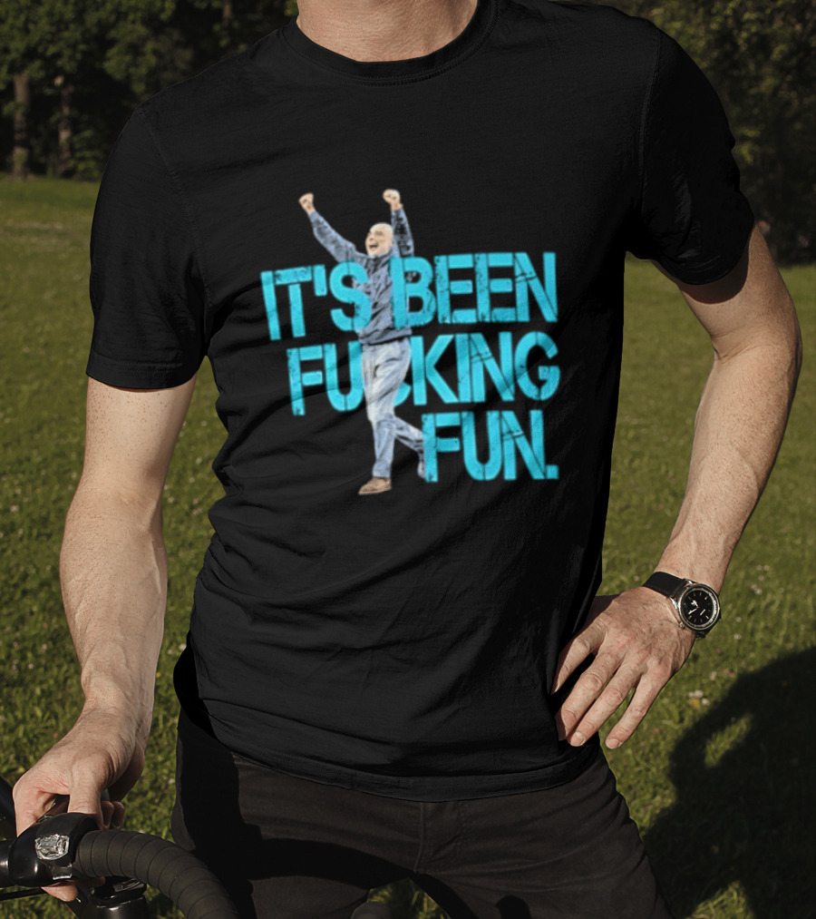 Pep Guardiola Manchester City It's Been Fucking Fun Celebration T-Shirt