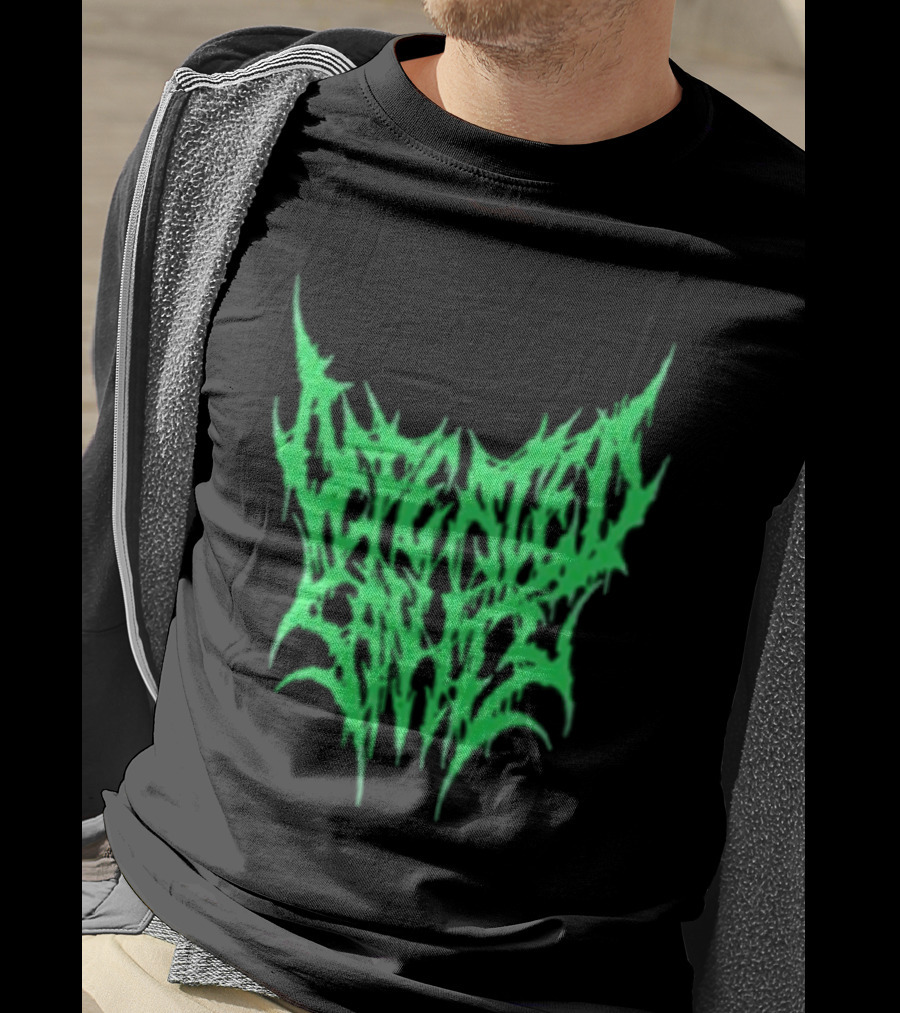 Reality Fade Defeated Sanity Electric Green Dripping T-Shirt