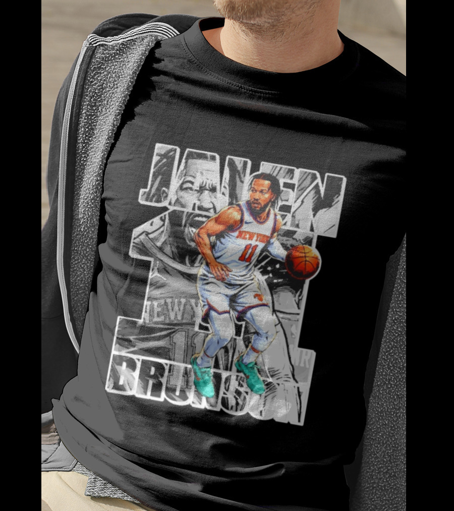 Jalen Brunson New York Knicks Manga Style Number 11 T-Shirt