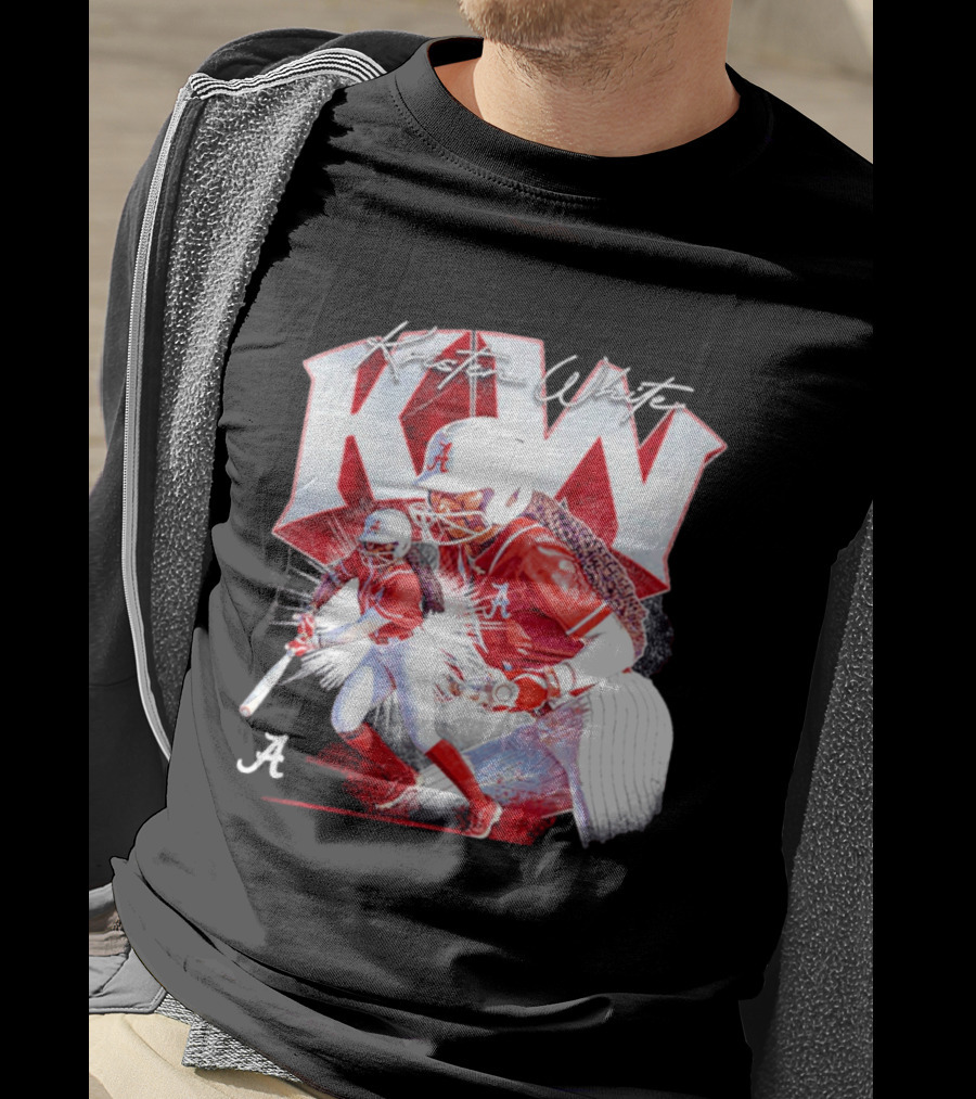 Kristen White Alabama Softball Player KW Collage T-Shirt