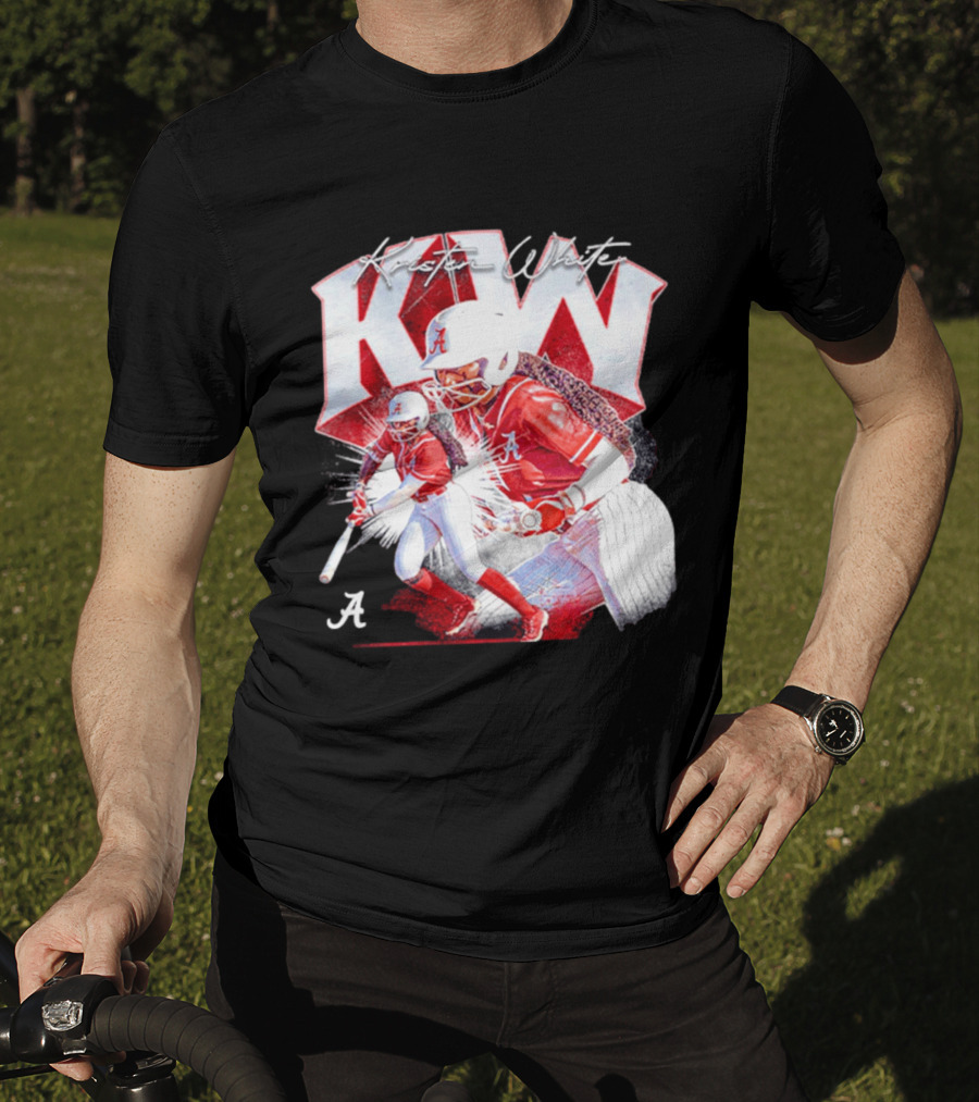 Kristen White Alabama Softball Player KW Collage T-Shirt