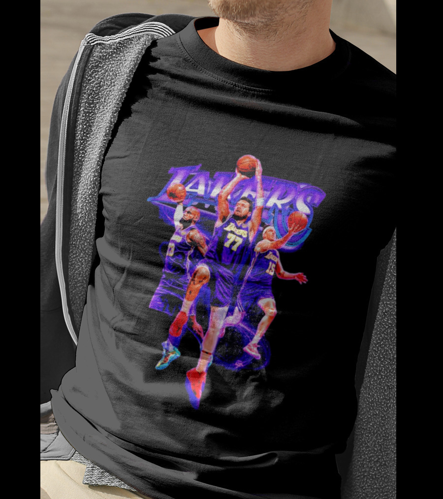 Lakers Lakeshow Big 3 Players Los Angeles Lakers Basketball Team T-Shirt