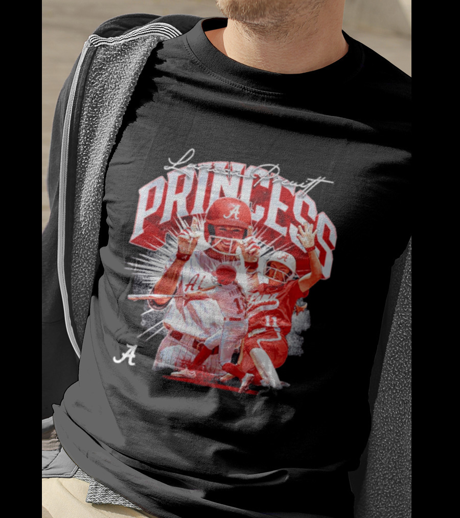 Larissa Preuitt Alabama Princess Softball NCAA Player Collage T-Shirt