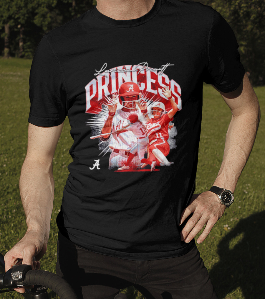 Larissa Preuitt Alabama Princess Softball NCAA Player Collage T-Shirt
