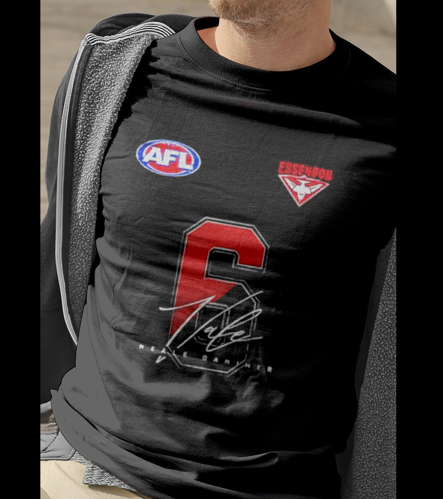 Essendon Bombers AFL Neale Daniher FightMND 6 T-Shirt