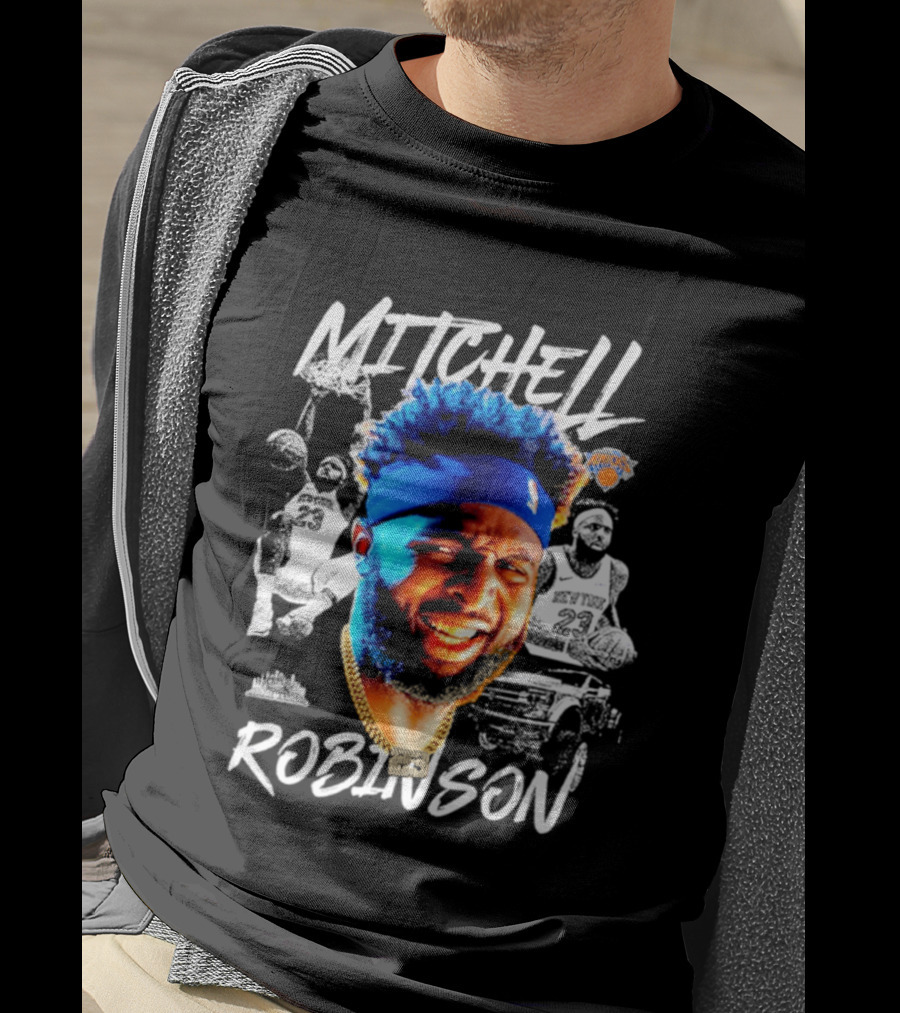 Mitchell Robinson New York Knicks NBA Basketball Player T-Shirt