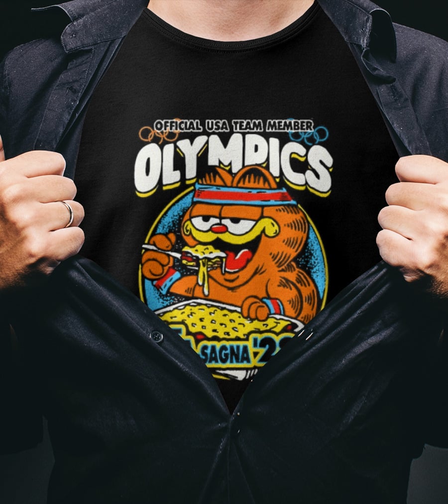 Official Usa Team Member Olympics Lasagna 28 T-Shirt
