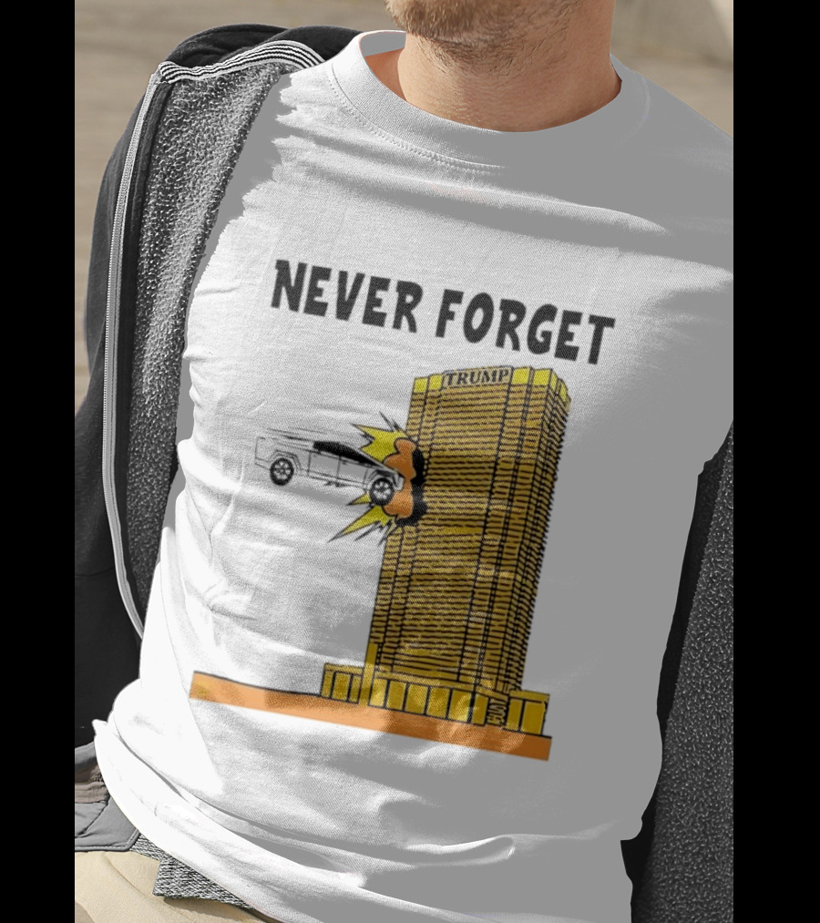 Never Forget Trump Tower Tesla Crash T-Shirt