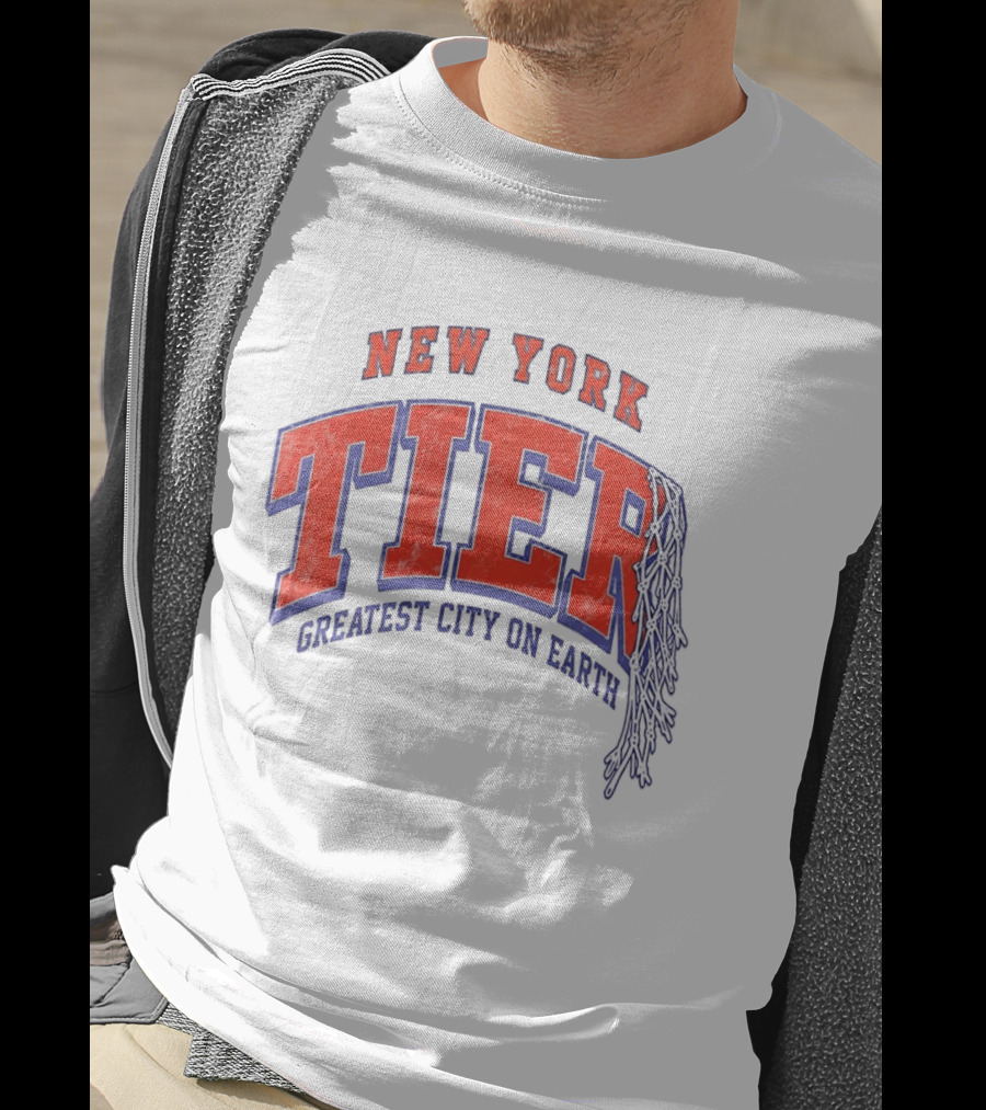 New York Tier Greatest City On Earth Knicks NBA T-Shirt