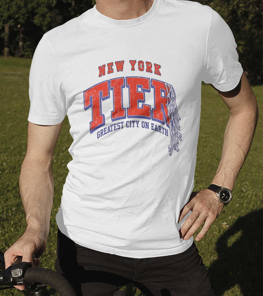 New York Tier Greatest City On Earth Knicks NBA T-Shirt