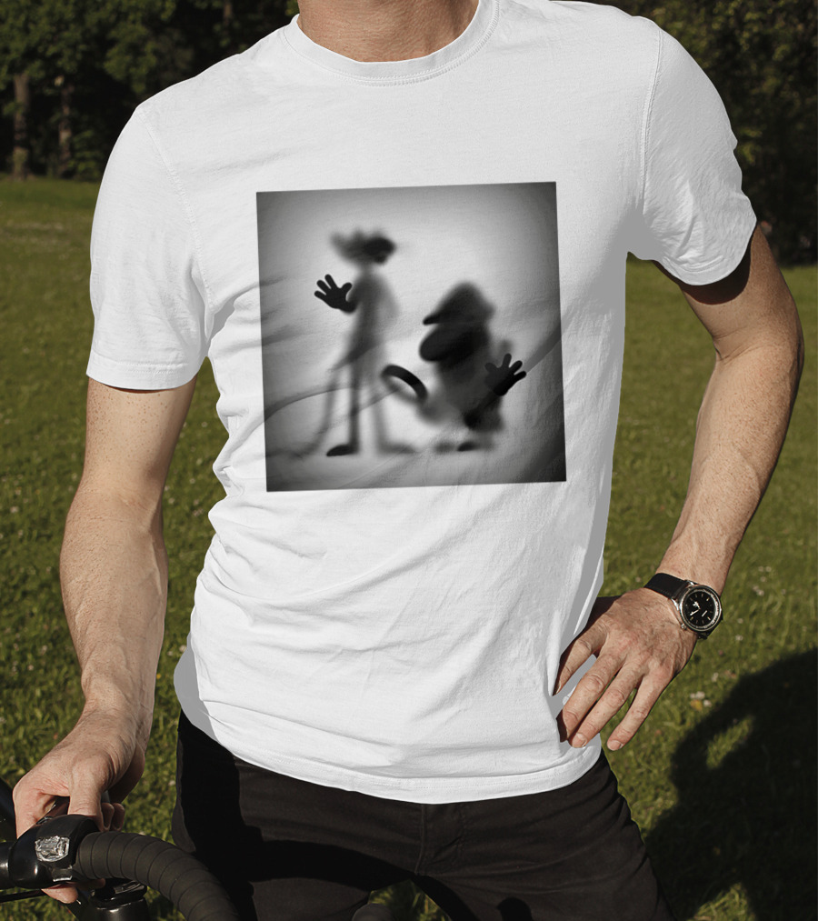 Pink Panther Inspector Clouseau Shadow Figure Duo T-Shirt