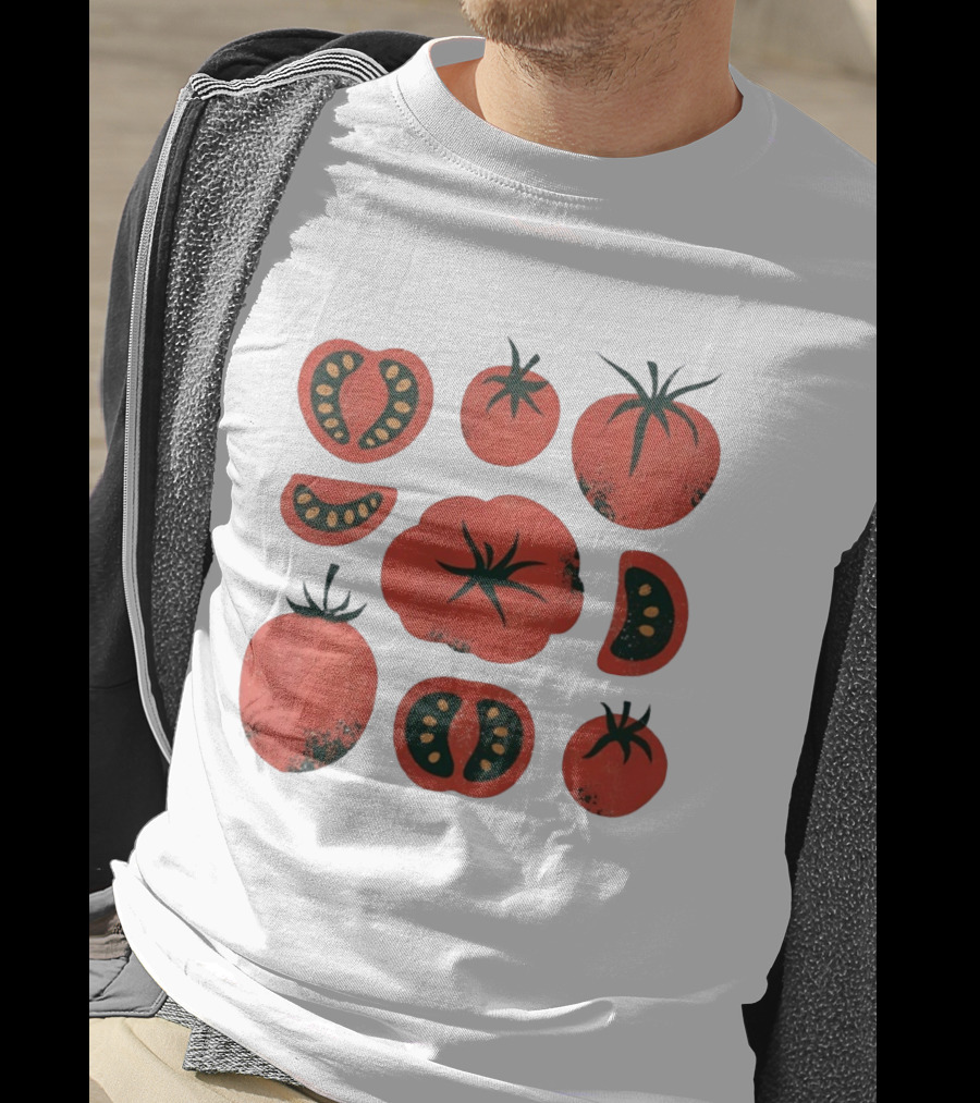 Tomato Garden Harvest Fruit Nature Botanical T-Shirt