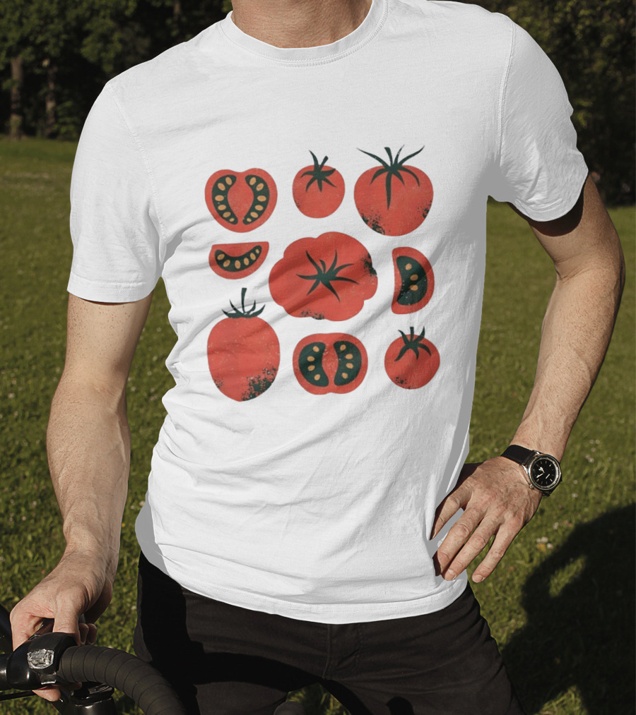 Tomato Garden Harvest Fruit Nature Botanical T-Shirt