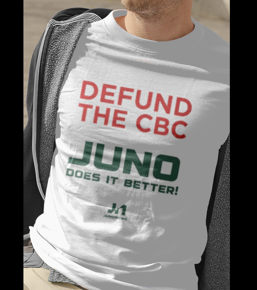 Defund The CBC Juno Does It Better J1 Racing T-Shirt
