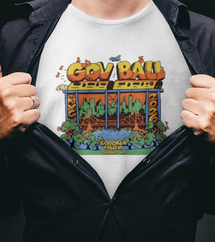 Gov Ball 2020 Flushing Meadows Corona Park Queens NY T-Shirt