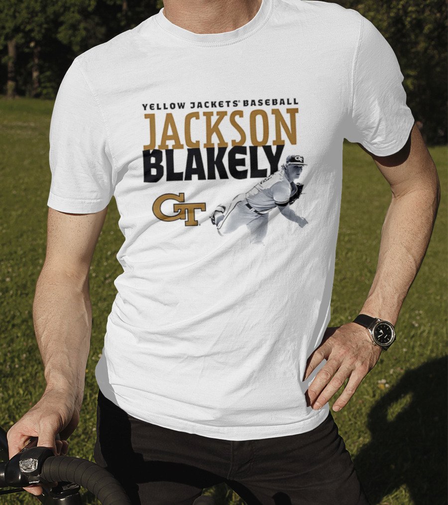 Georgia Tech Yellow Jackets Baseball Jackson Blakely GT T-Shirt