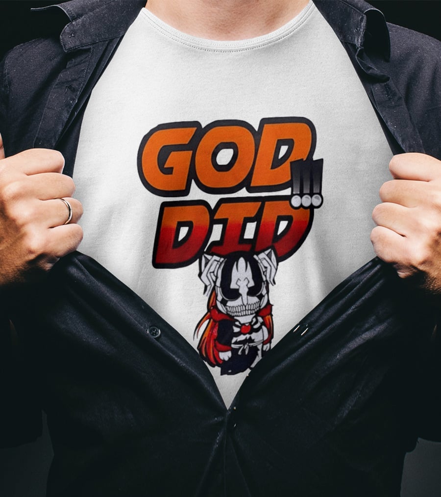 Ichigo Kurosaki God Did Bleach Anime Chibi T-Shirt