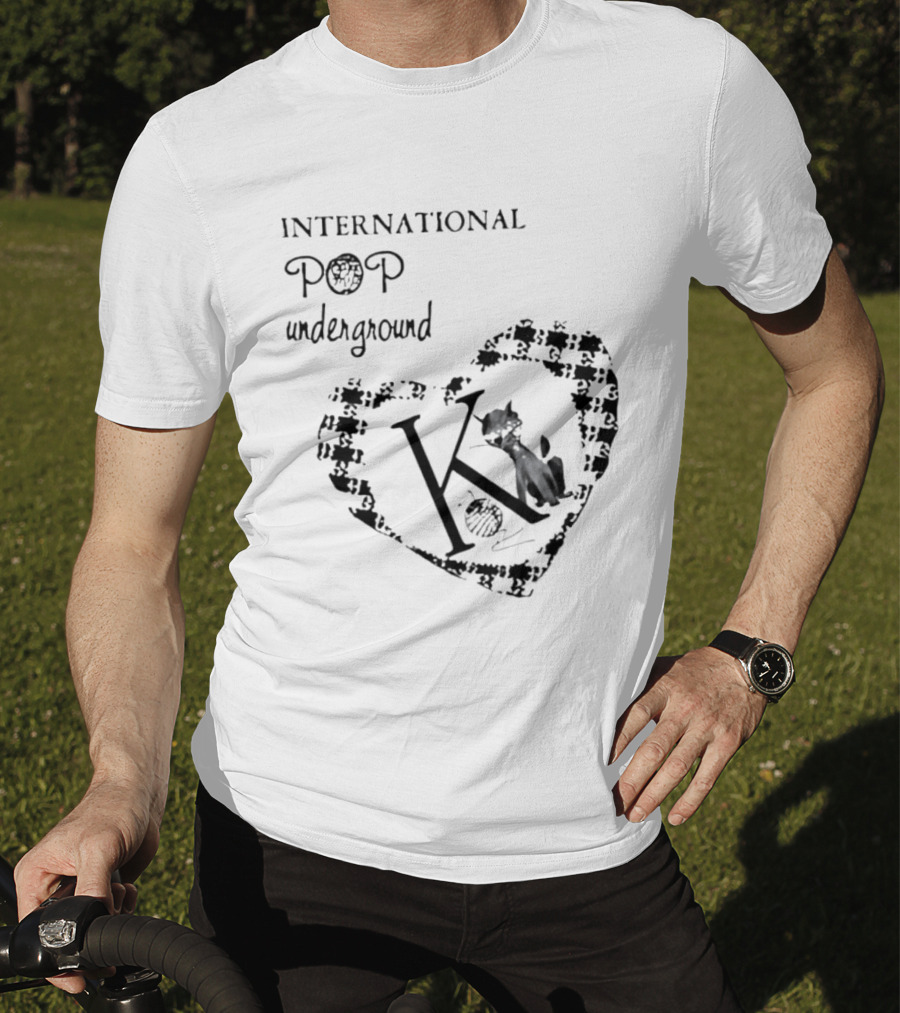 International Pop Underground K Records Cat Yarn Indie Music Label T-Shirt