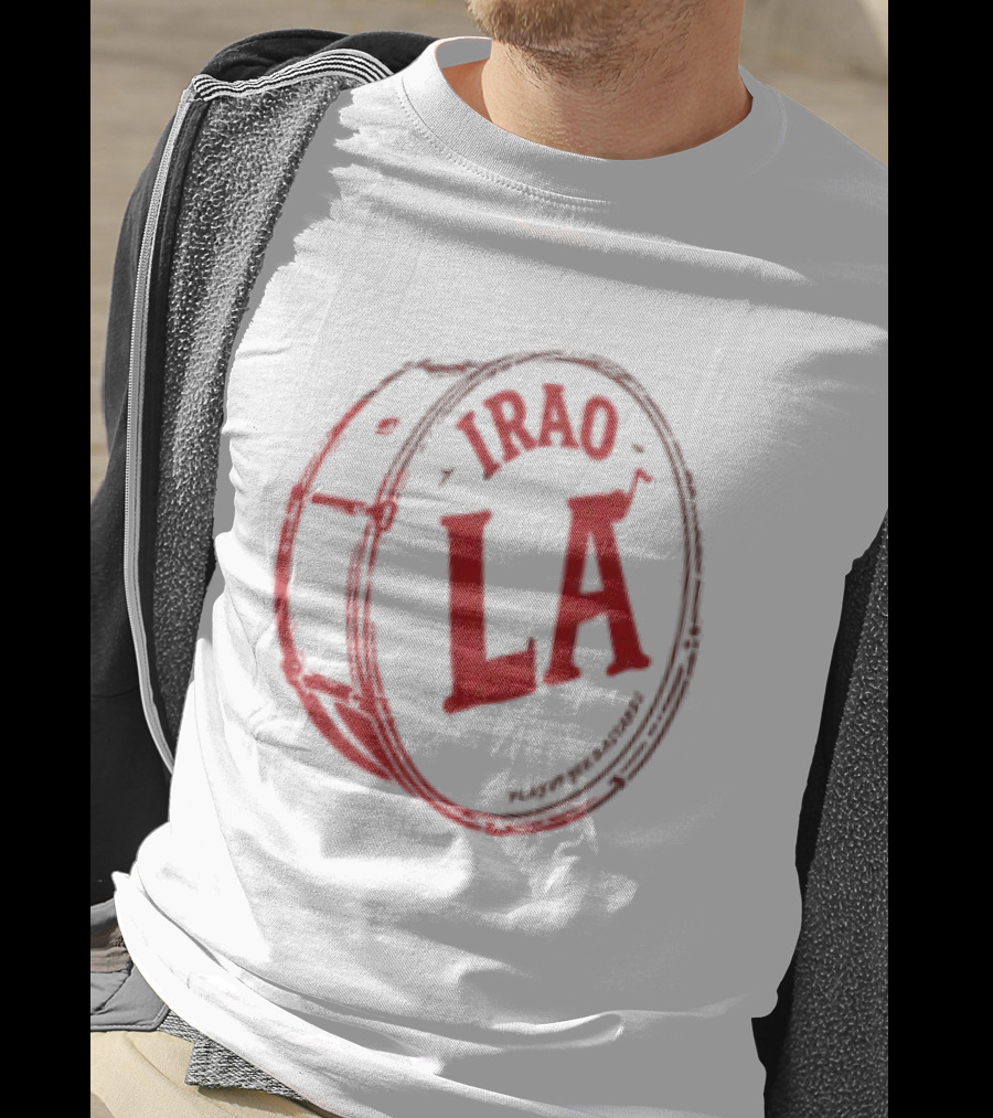 Irao LA Play Up Yer Bastards Barrel Red T-Shirt