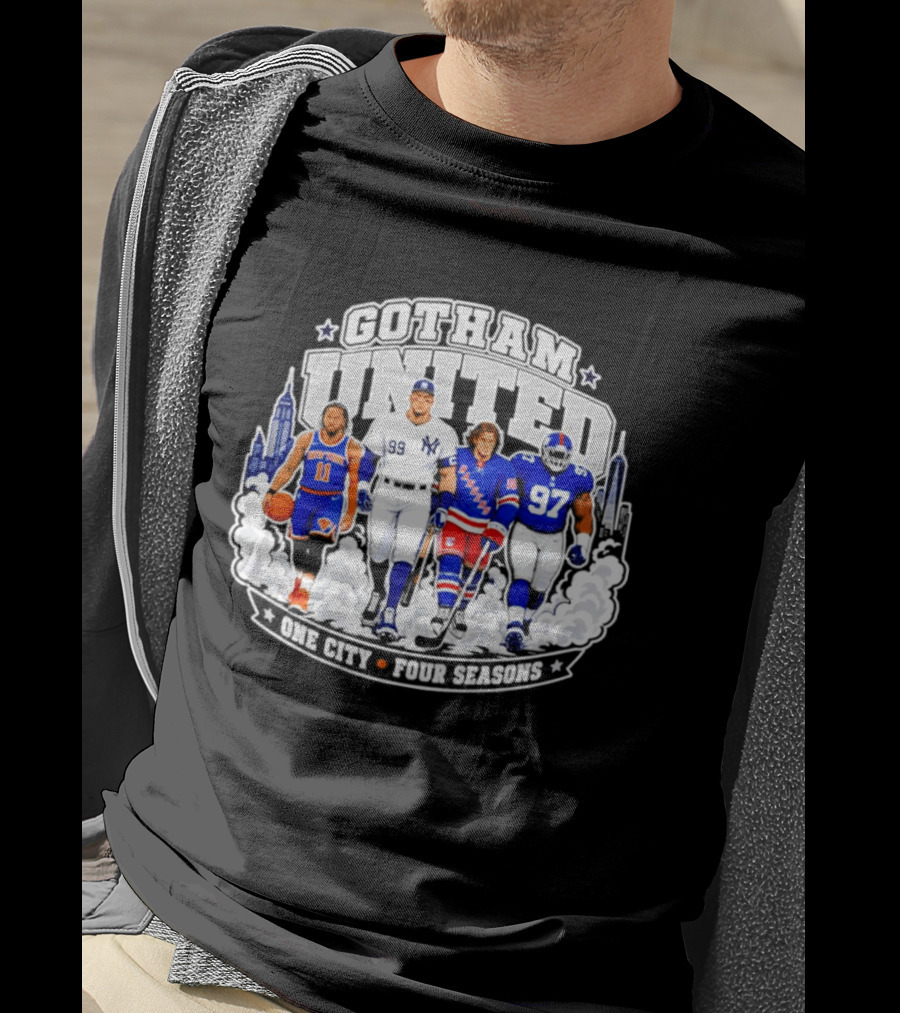 Gotham United New York One City Four Seasons T-Shirt