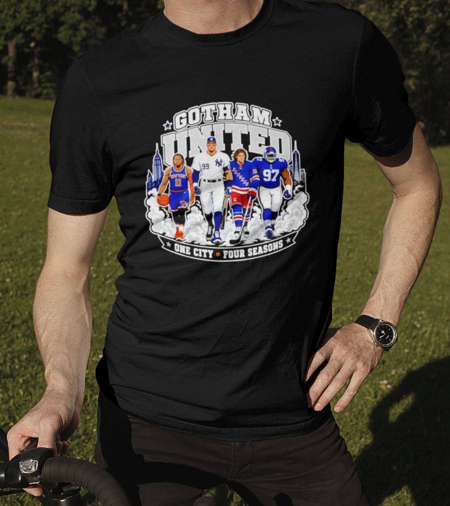 Gotham United New York One City Four Seasons T-Shirt