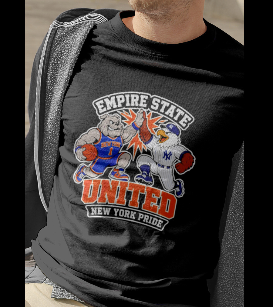 Empire State United New York Knicks Yankees Pride T-Shirt