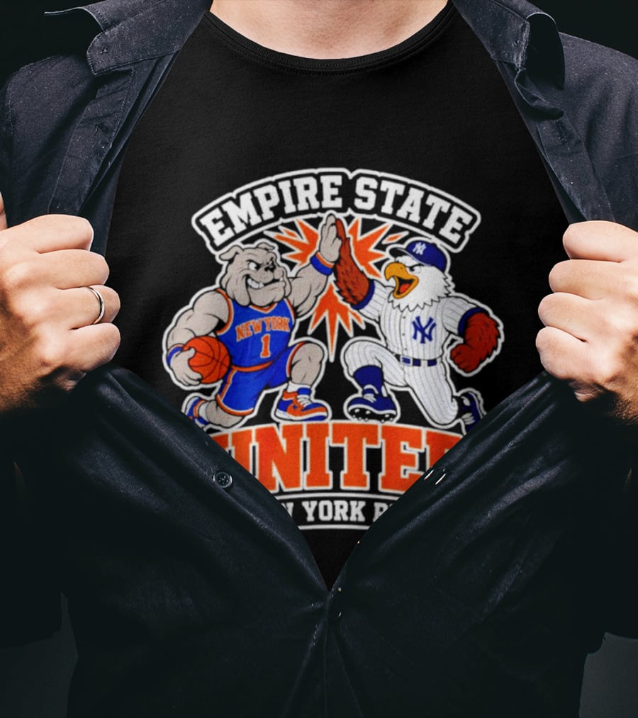 Empire State United New York Knicks Yankees Pride T-Shirt