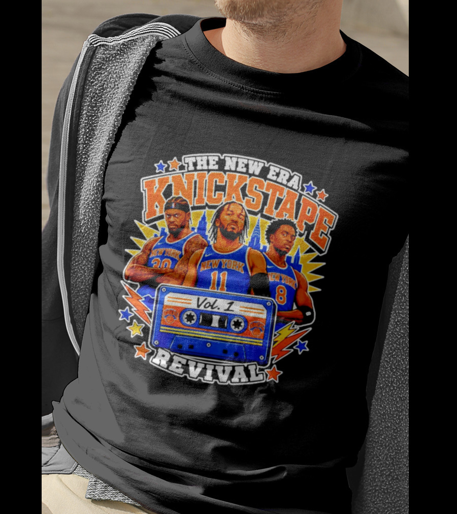 New York Knicks The New Era Knickstape Vol 1 Revival T-Shirt