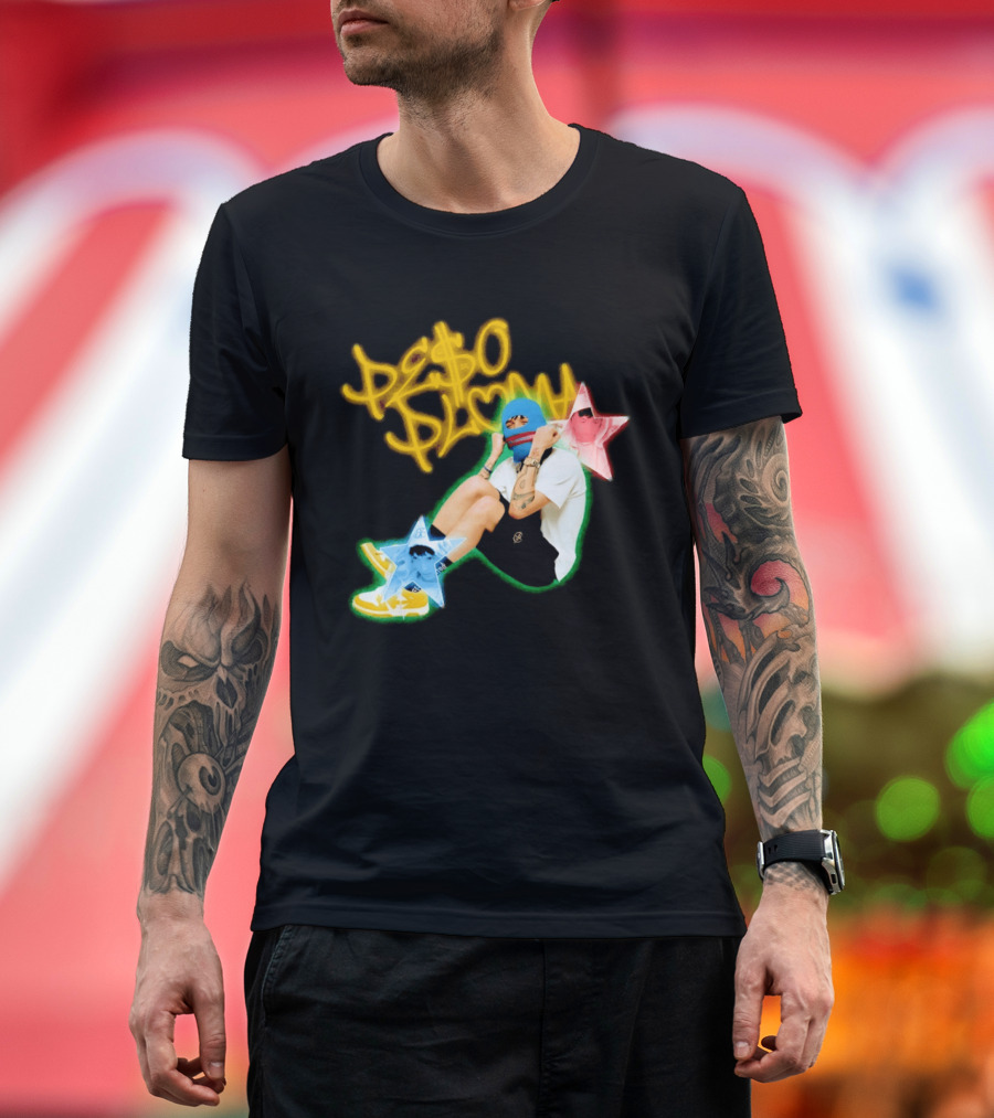 Peso Pluma Zero Love Balaclava Stars P Hundred T-Shirt