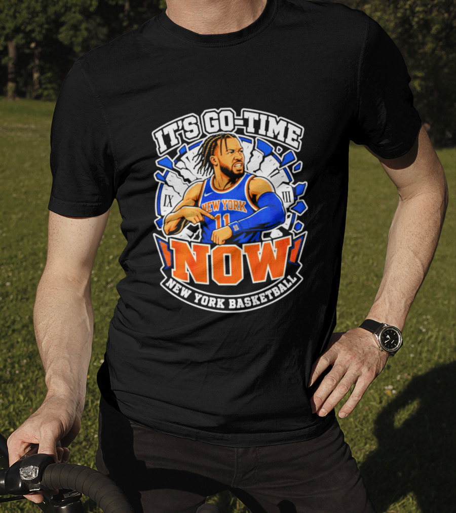 New York Basketball Jalen Brunson It's Go Time Now T-Shirt
