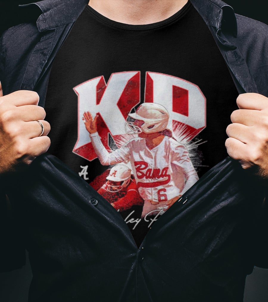 KP Alabama Bama Softball Kinley Pate NCAA Player T-Shirt
