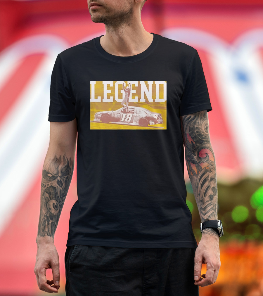 Kyle Busch 18 M&M Legend NASCAR Victory Celebration T-Shirt