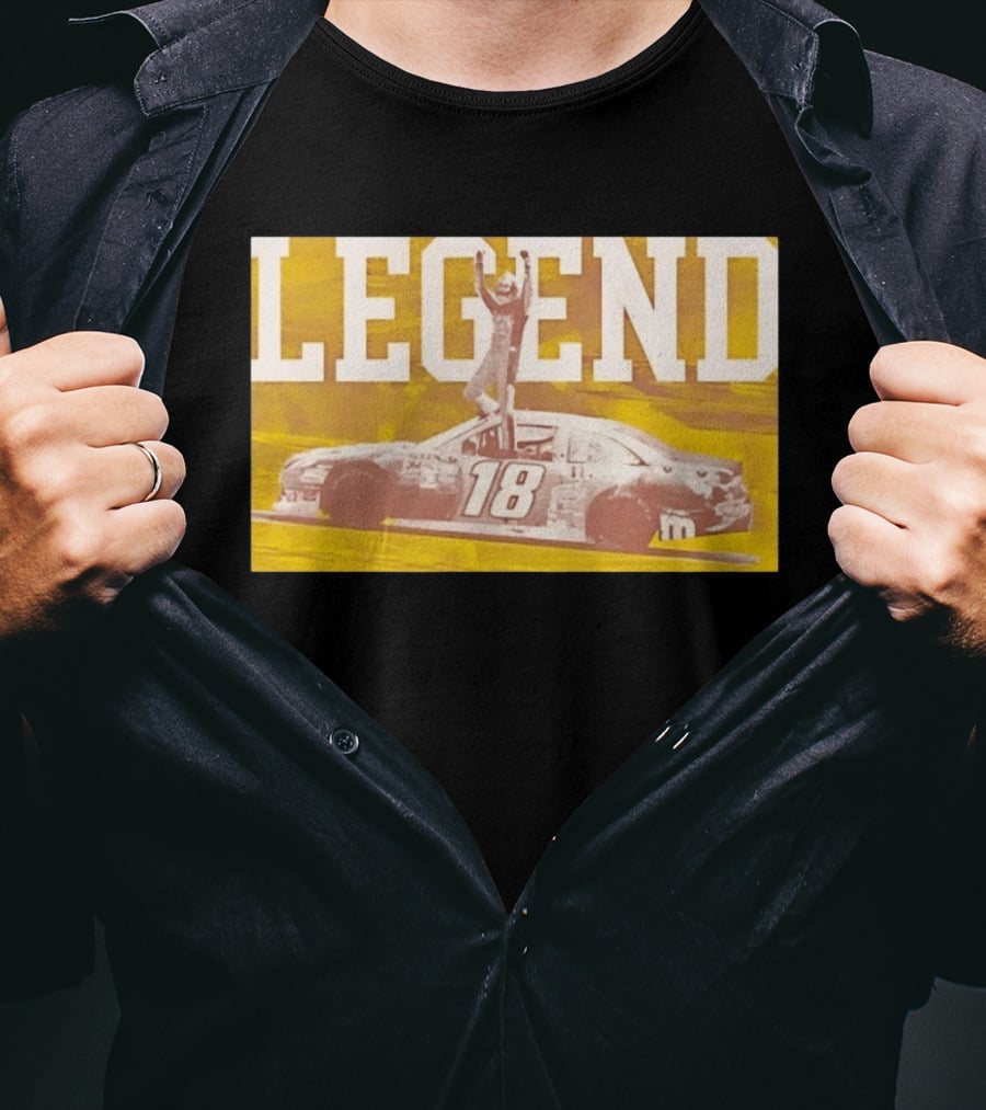 Kyle Busch 18 M&M Legend NASCAR Victory Celebration T-Shirt